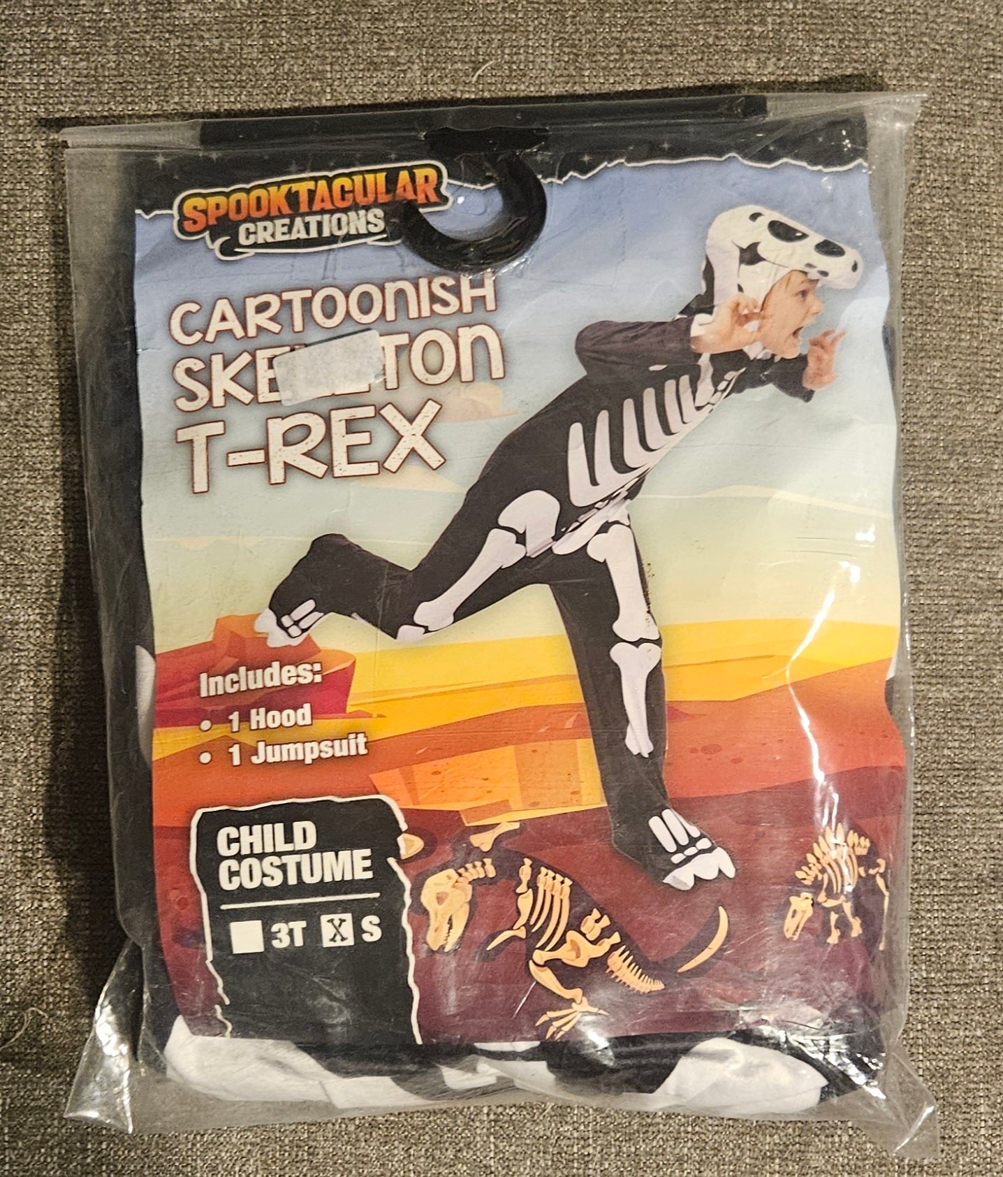 Cartoonish Skeleton T-Rex