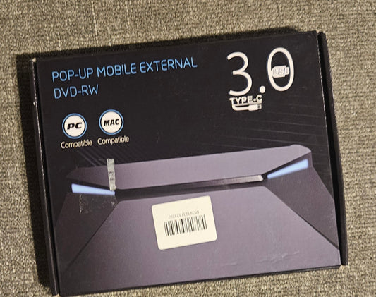 Pop-Up Mobile External DVD-RW