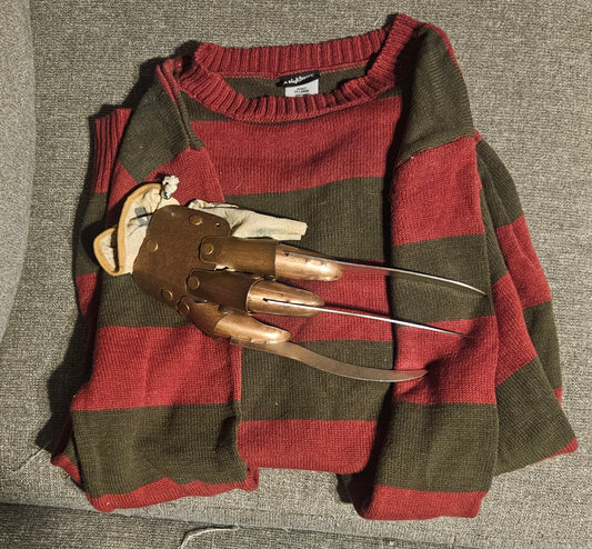 Freddy Krueger Sweater & Glove