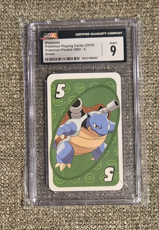 Blastoise Graded Uno Card