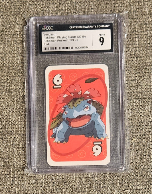 Venusaur Graded Uno Card