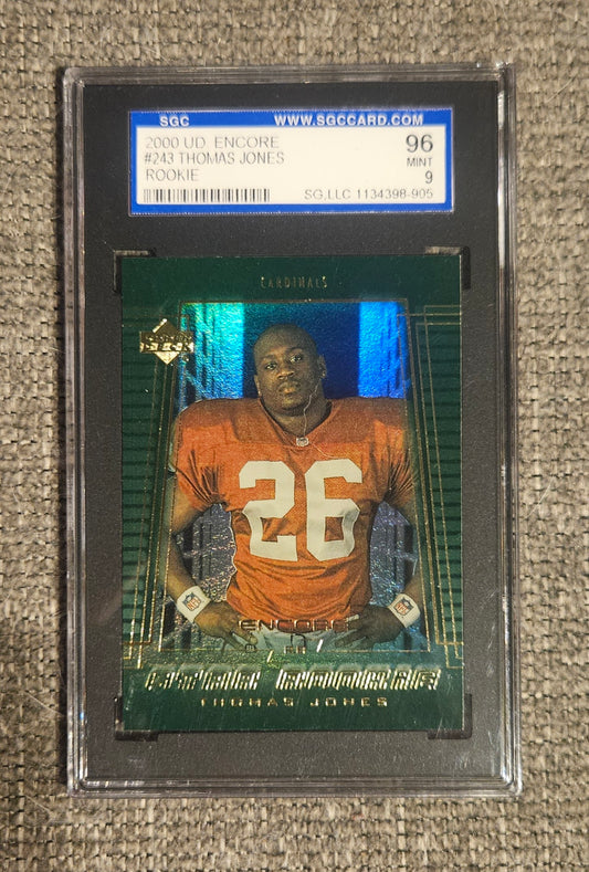 Thomas Jones Graded Sports Card