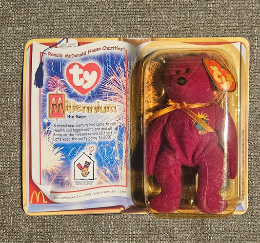 Millennium The Bear Ty Beanie Baby