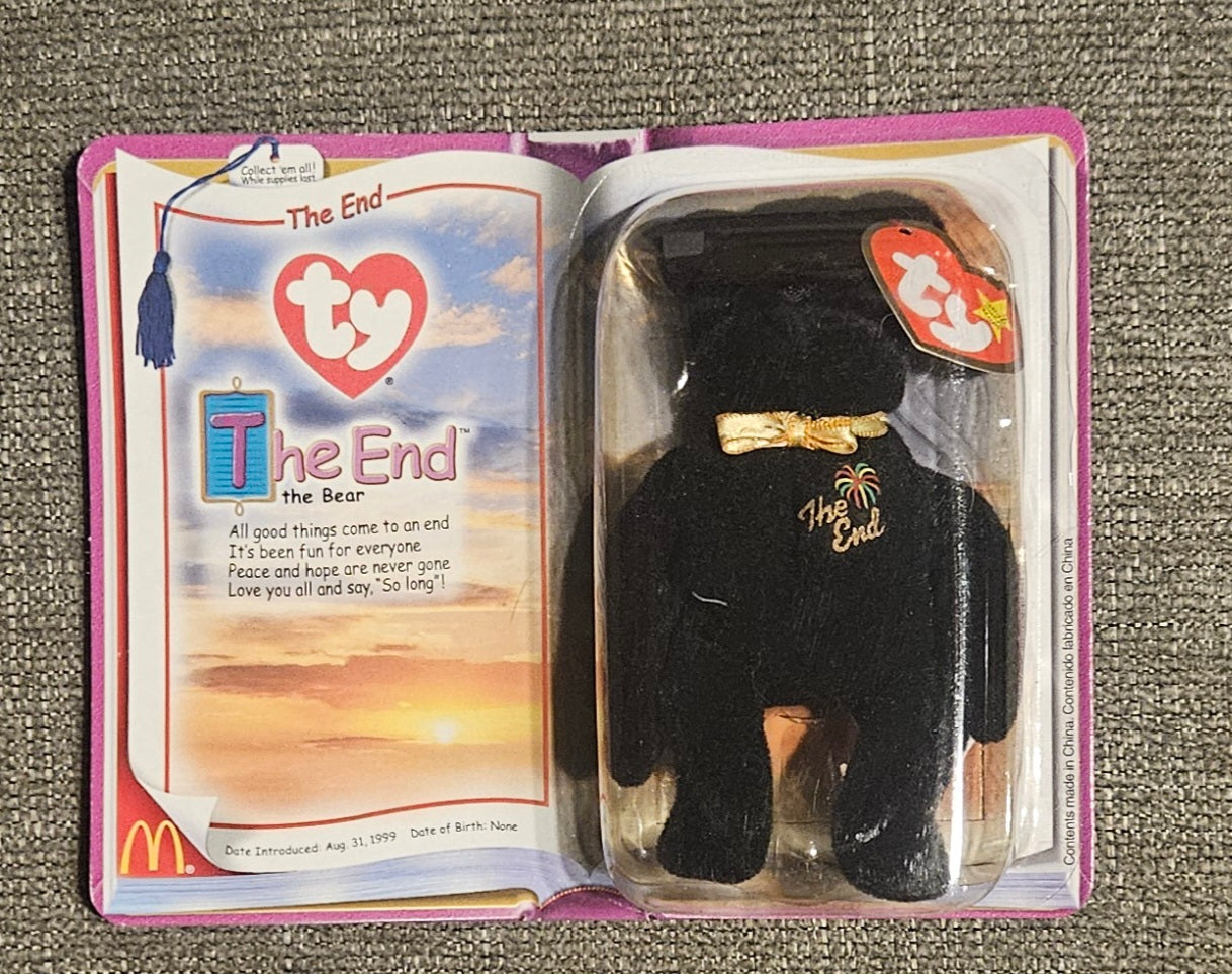 The End The Bear Ty Beanie Baby