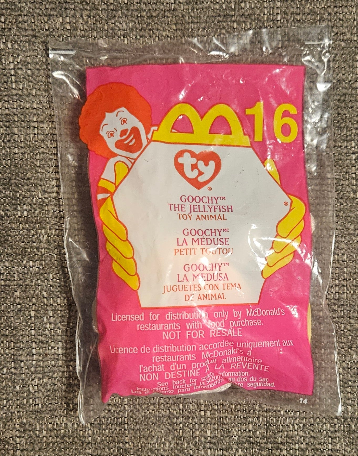 Goochy The Jellyfish Ty Beanie Baby