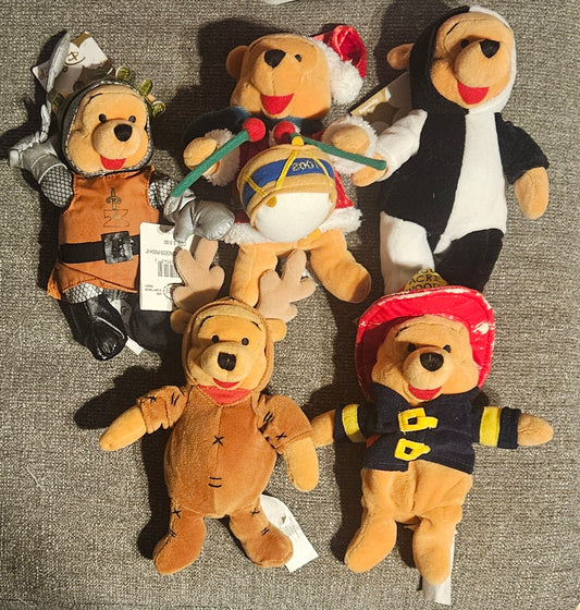 Winnie-The-Pooh Plushies Bundle