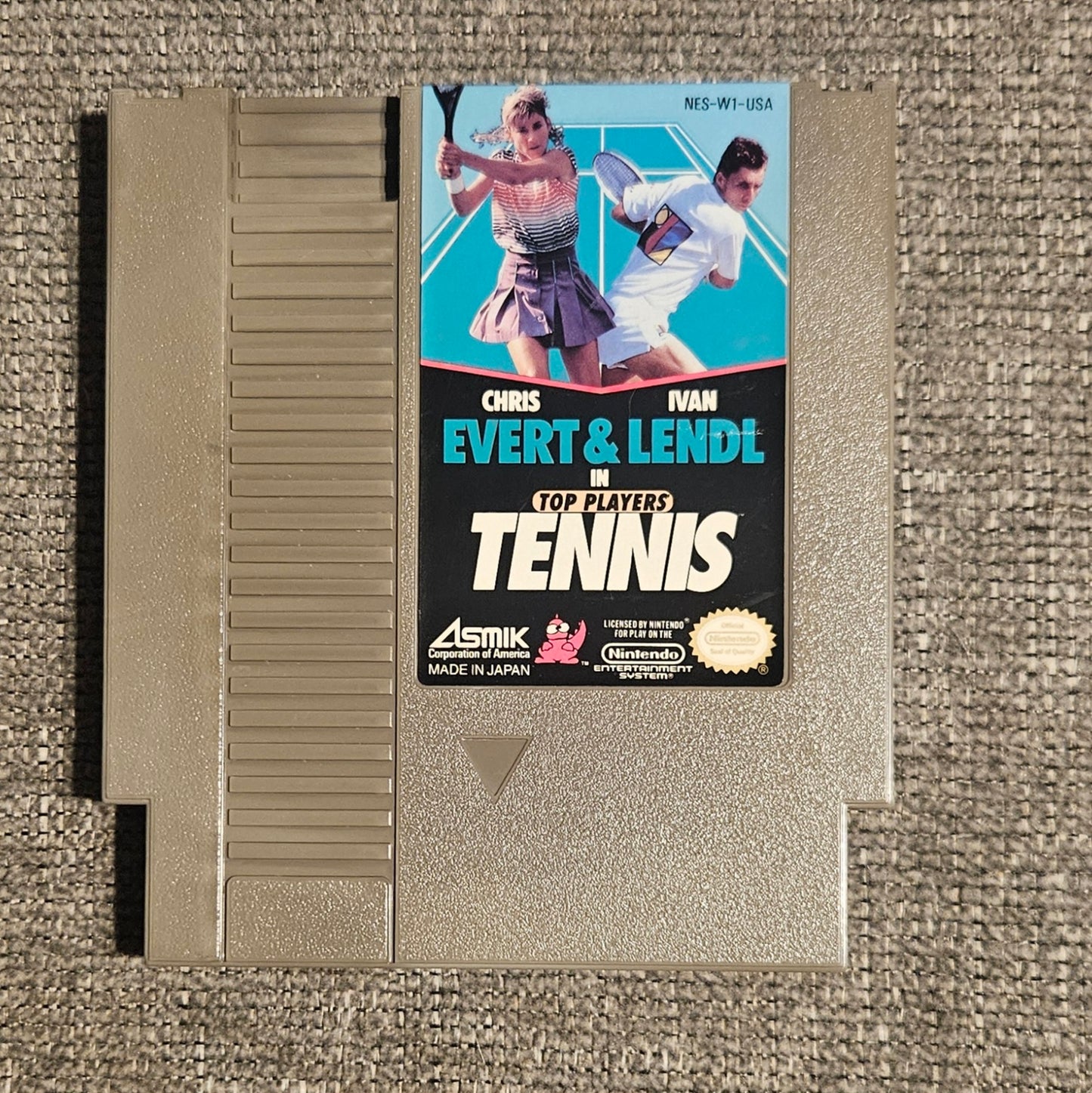 Chris Evert & Ivan Lendl in Top Players Tennis (NES)