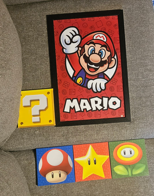 Super Mario Wall Decor Bundle