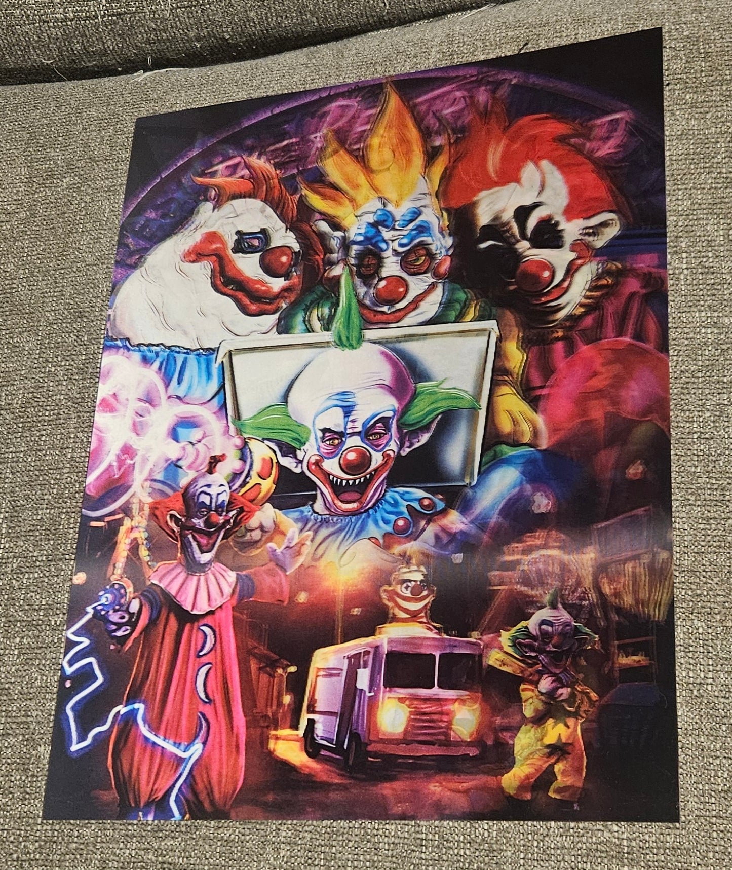Killer Klowns From Outer Space 3D Lenticular Poster
