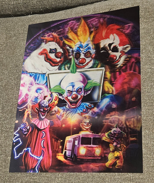 Killer Klowns From Outer Space 3D Lenticular Poster