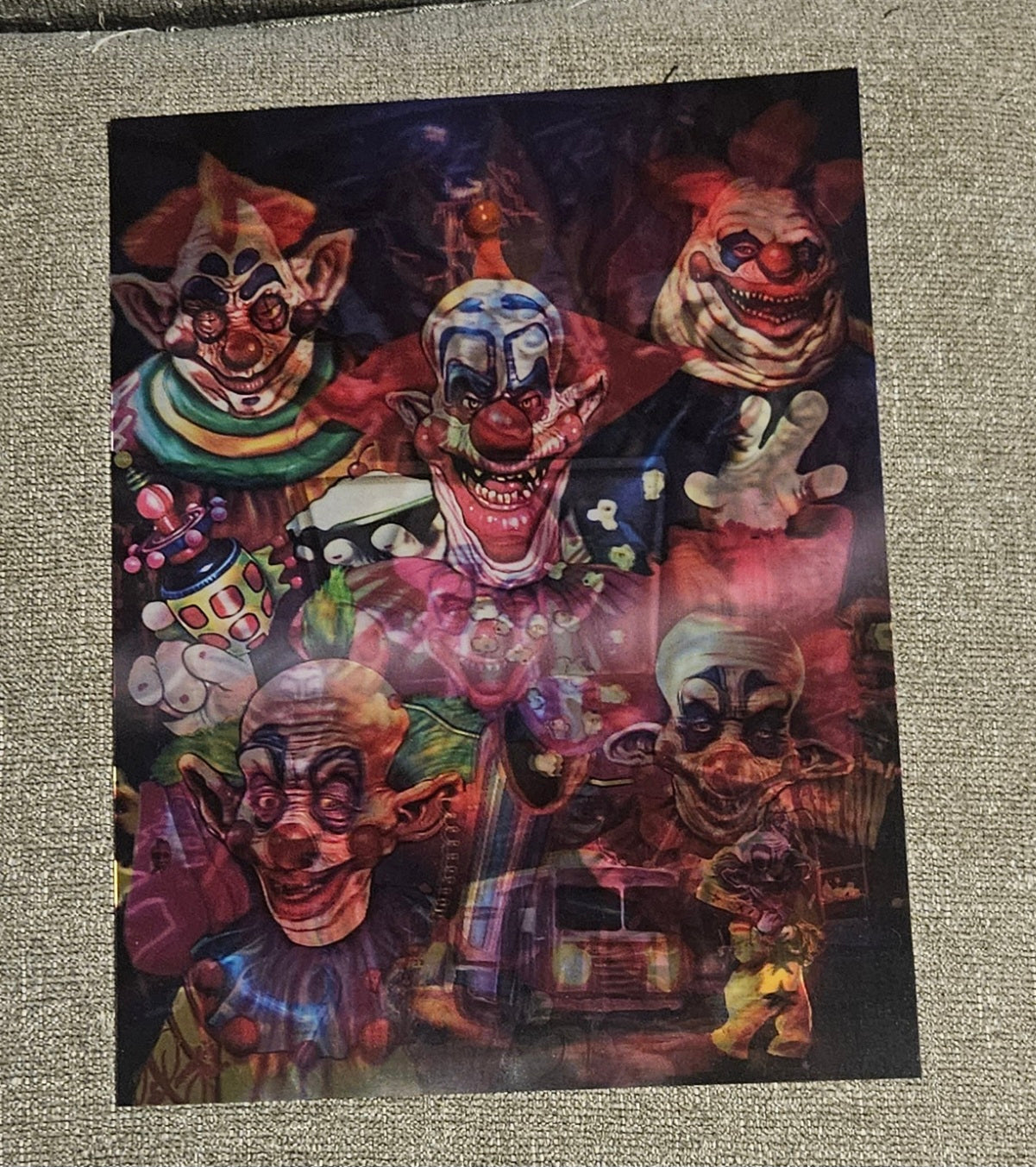 Killer Klowns From Outer Space 3D Lenticular Poster