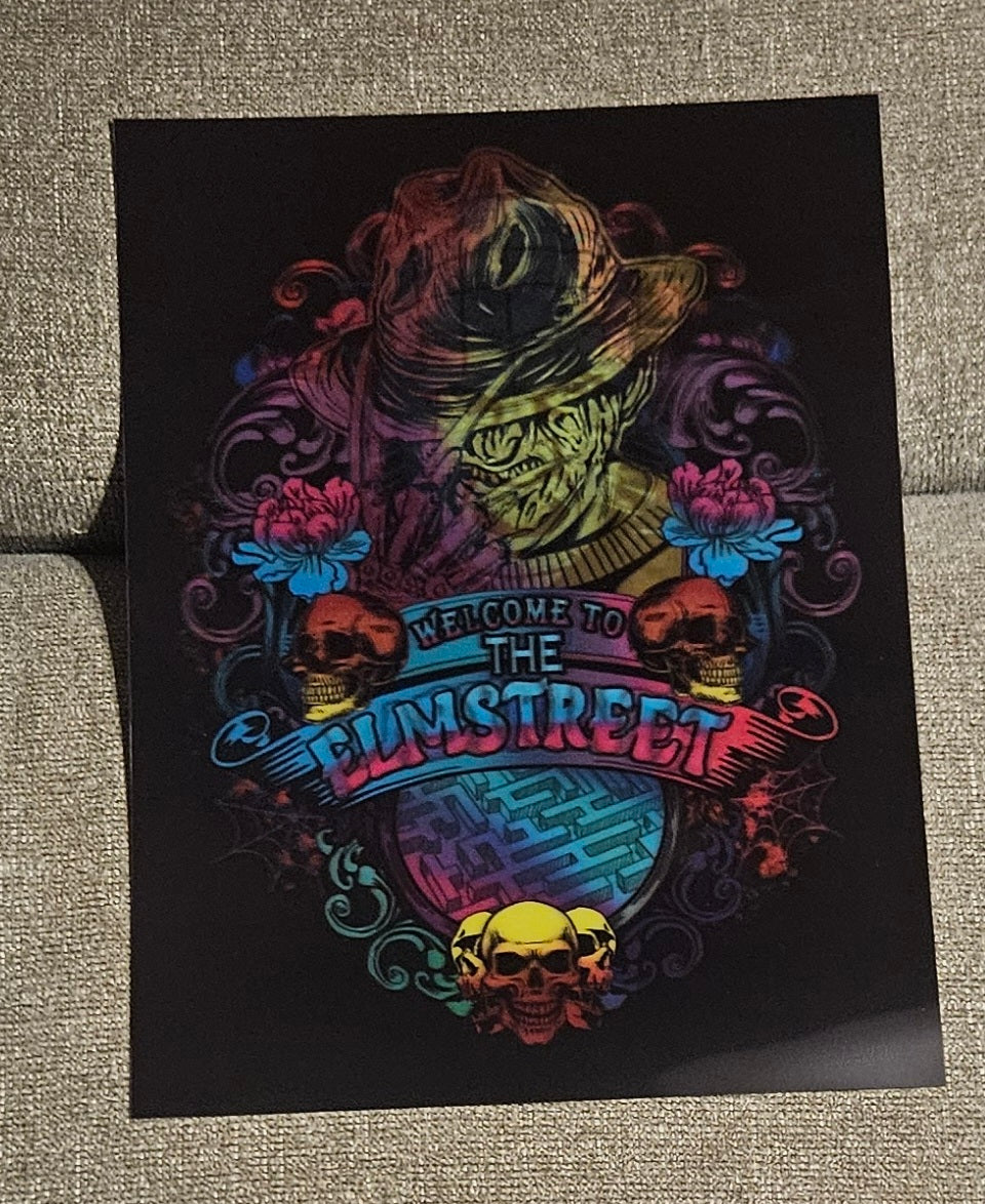 Freddy, Pinhead & Michael 3D Lenticular Poster