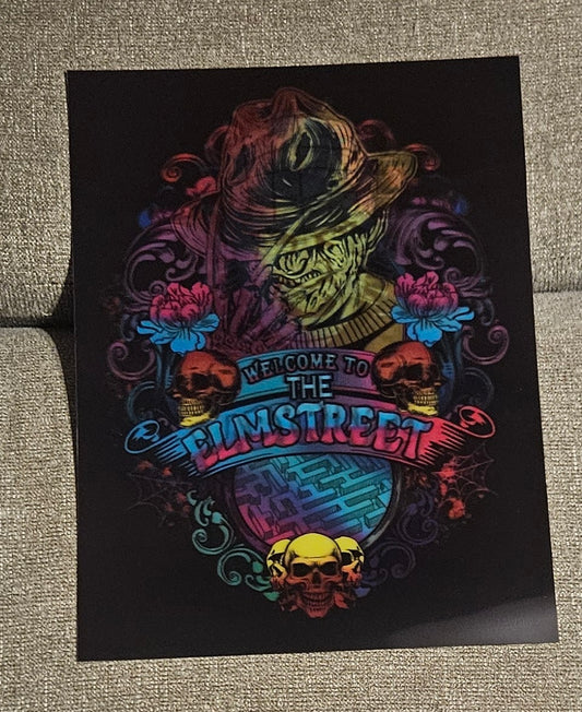 Freddy, Pinhead & Michael 3D Lenticular Poster