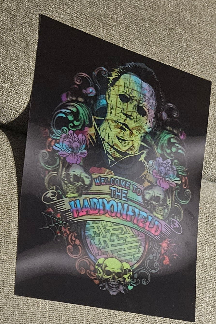 Freddy, Pinhead & Michael 3D Lenticular Poster