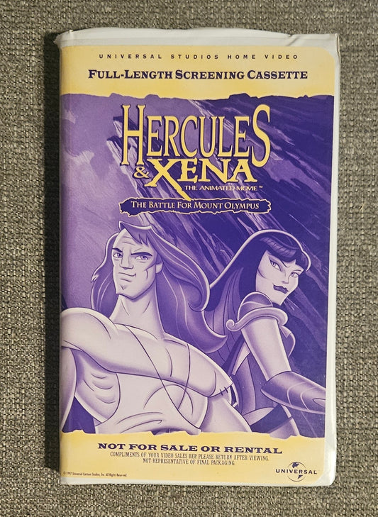 Hercules & Xena: The Animated Movie: The Battle For Mount Olympus (VHS)