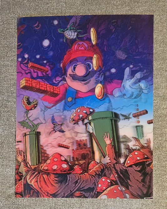 Super Mario 3D Lenticular Poster
