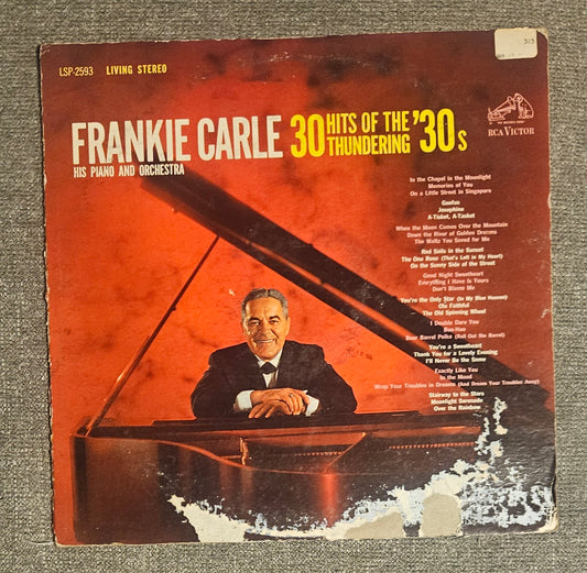 Frankie Carle: 30 Thundering Hits of The 30s Vinyl Record