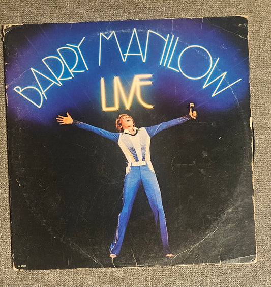 Barry Manilow Live Vinyl Record