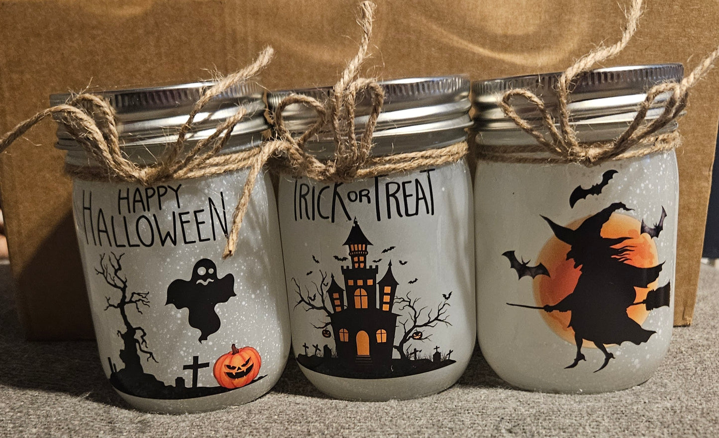 Halloween Mason Jars