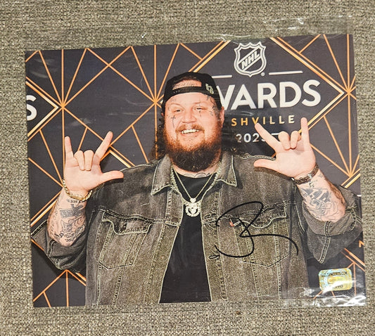Autographed Jelly Roll Picture