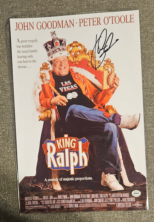 Autographed King Ralph Movie Poster
