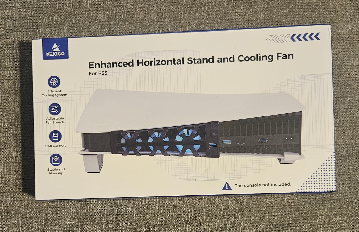 Enhanced Horizontal Stand & Cooling Fan (PS5)