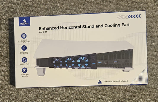 Enhanced Horizontal Stand & Cooling Fan (PS5)