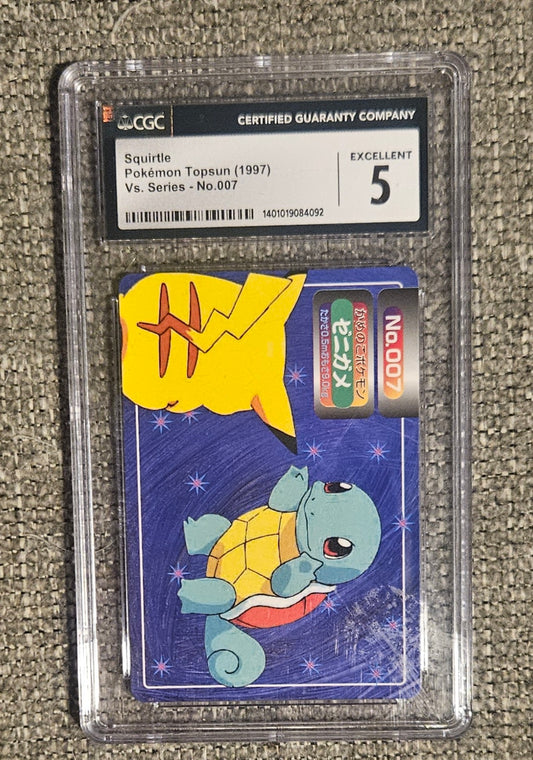 Pikachu & Squirtle Graded Card