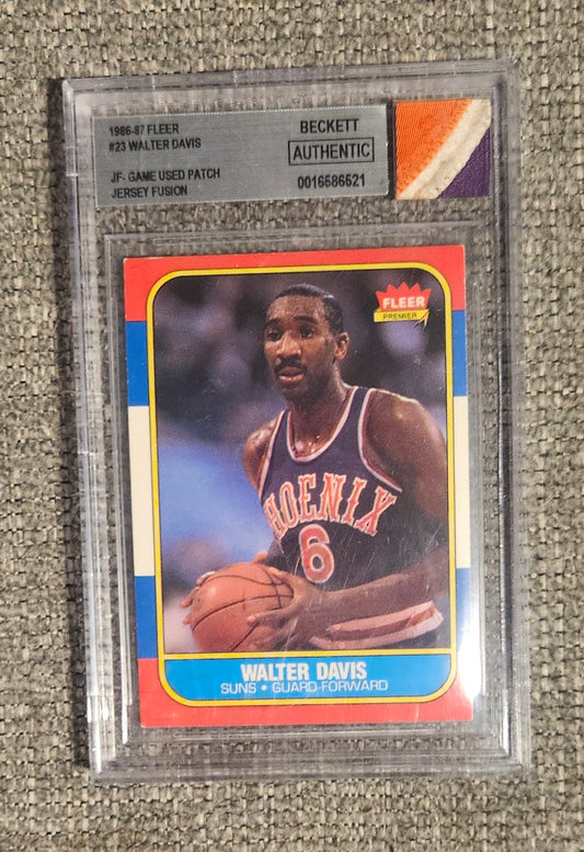 Walter Davis Jersey Patch Sports Card