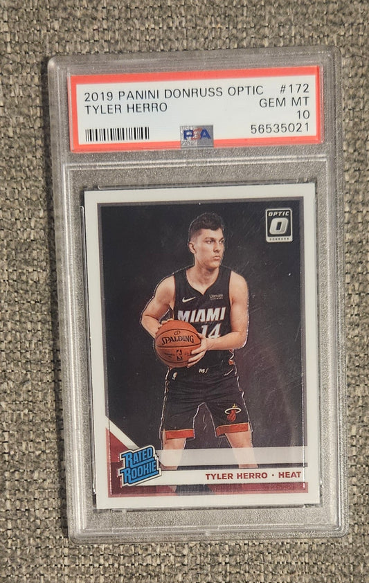 Tyler Herro Graded Sports Card