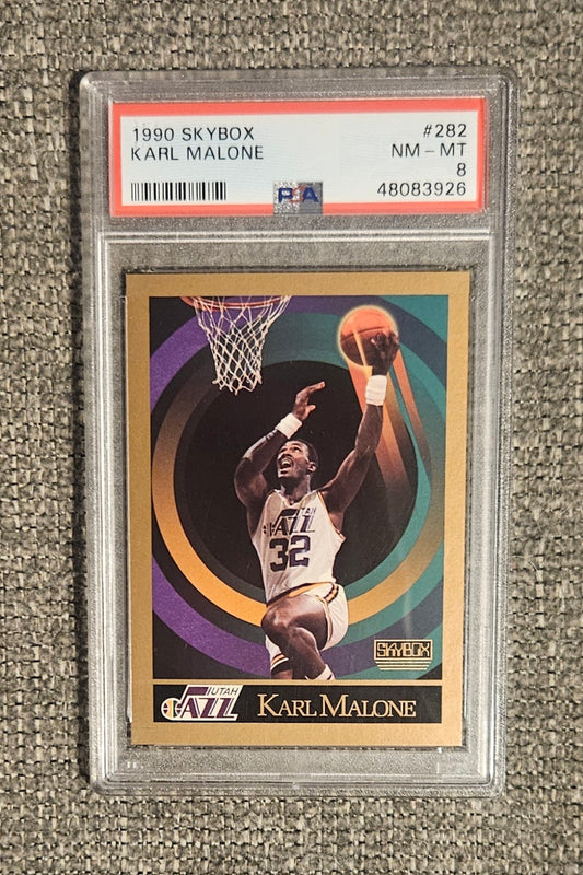 Karl Malone Graded Sports Card