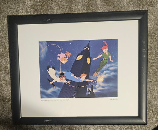 Framed Peter Pan Picture