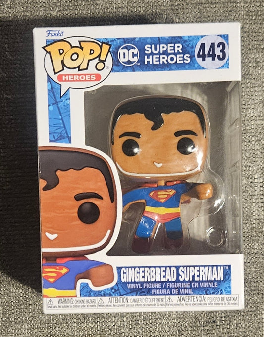 DC Super Heroes: Gingerbread Superman Funko Pop