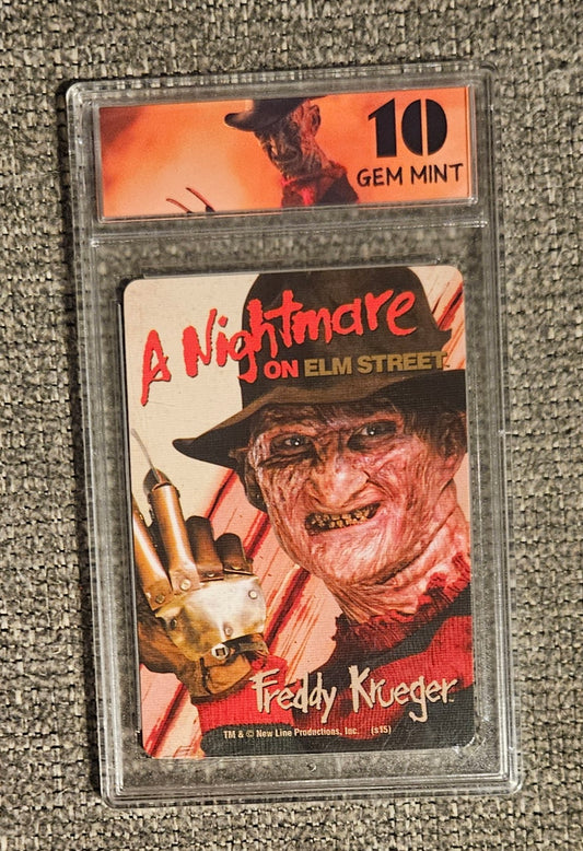 Freddy Krueger Graded Fan Card