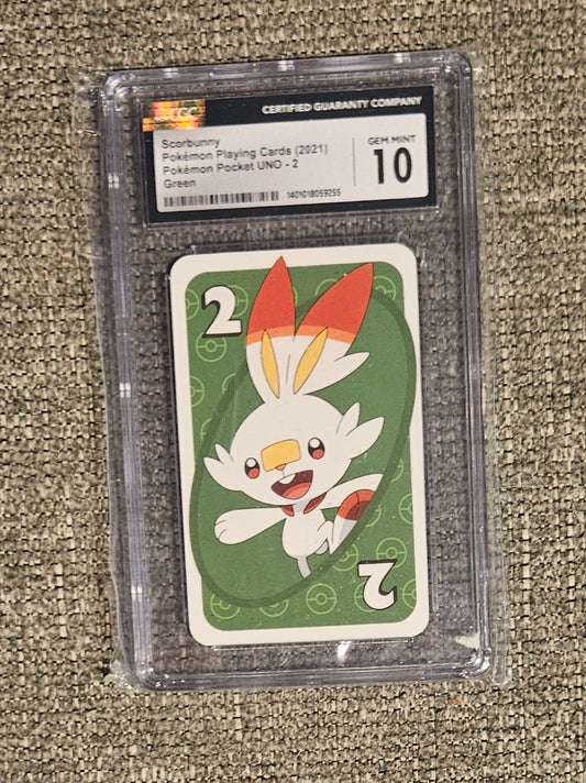 Pokémon Scorbunny Graded UNO Card