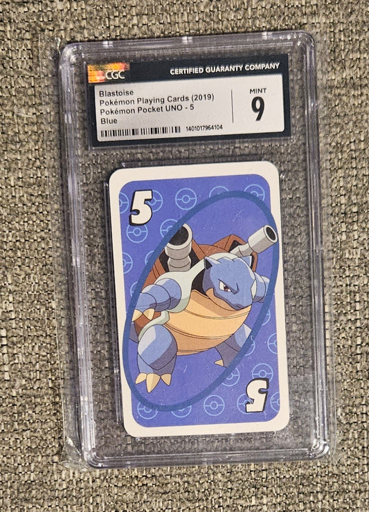 Pokémon Blastoise Graded UNO Card