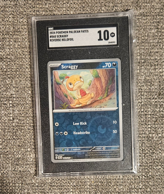 Pokémon Scraggy Graded Card