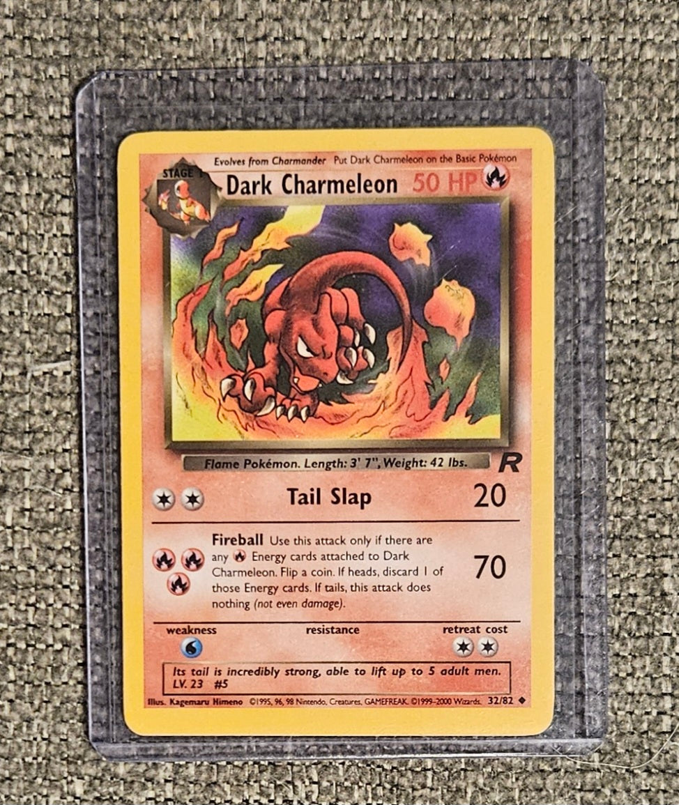 Pokémon Dark Charmeleon Card