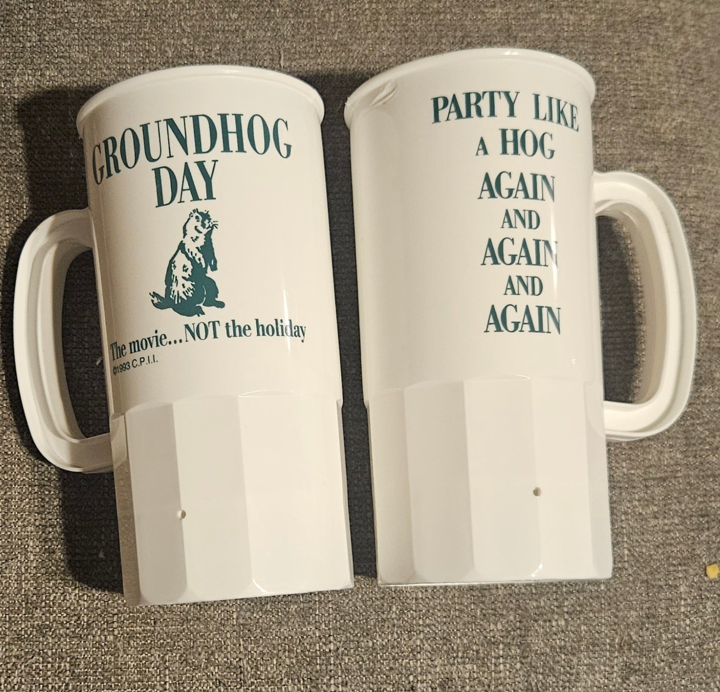 Set of 2 Groundhog Day Mugs