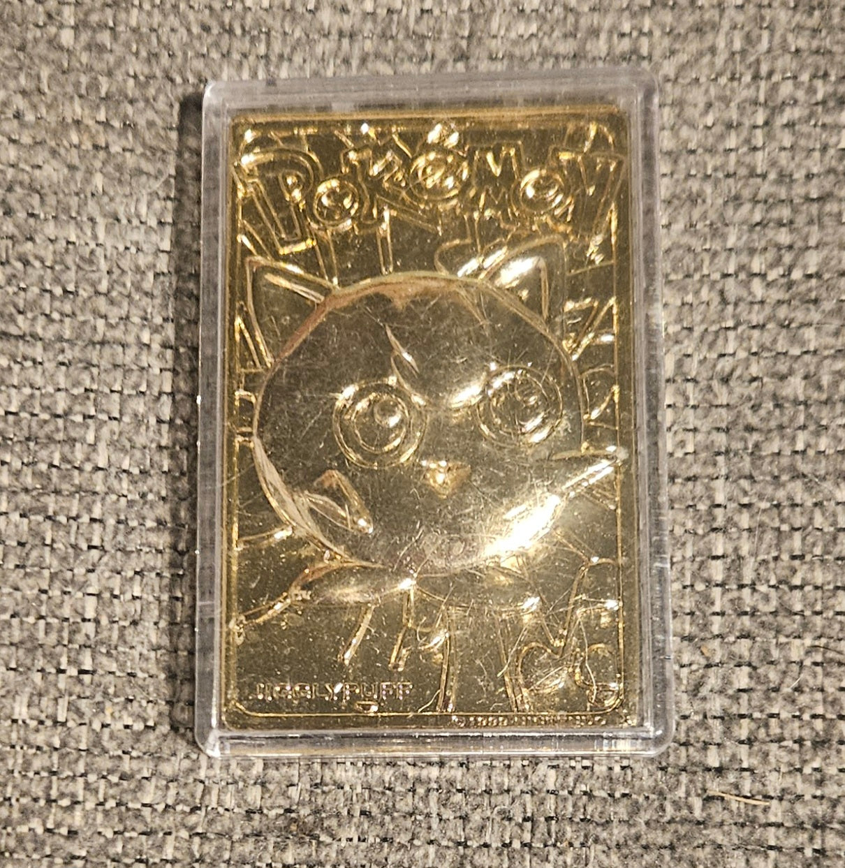 Pokémon Gold Jigglypuff Collectible Plaque