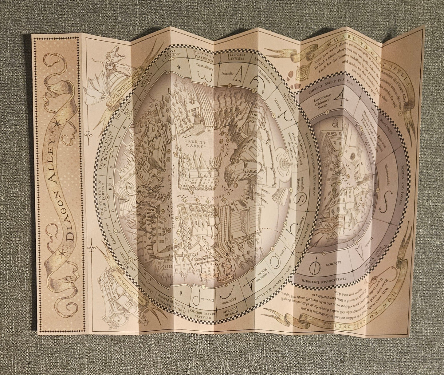 Hogsmeade/Diagon Alley Map