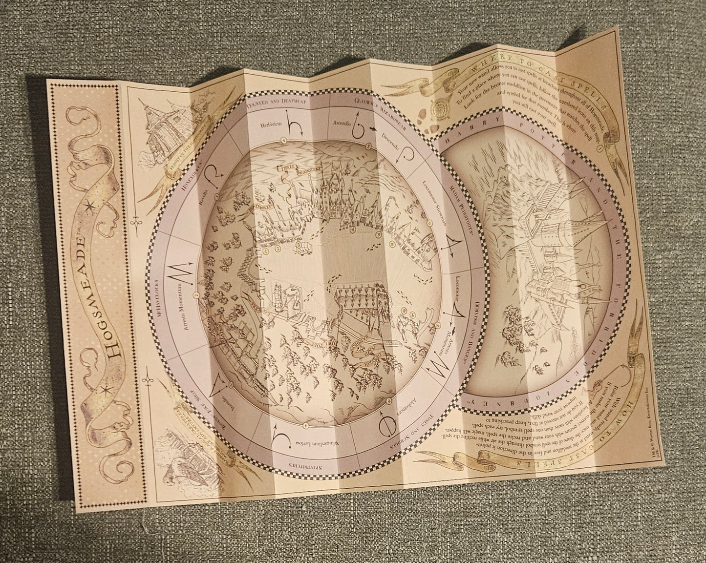 Hogsmeade/Diagon Alley Map