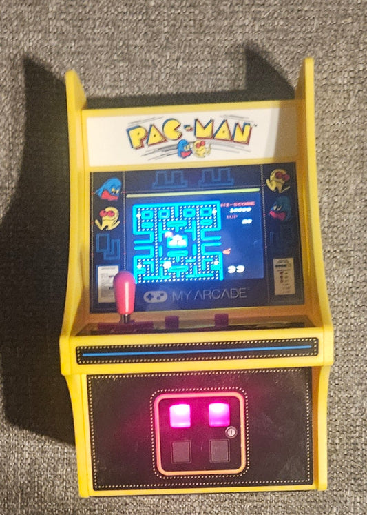 Battery-Operated Mini Pac-Man Arcade Game
