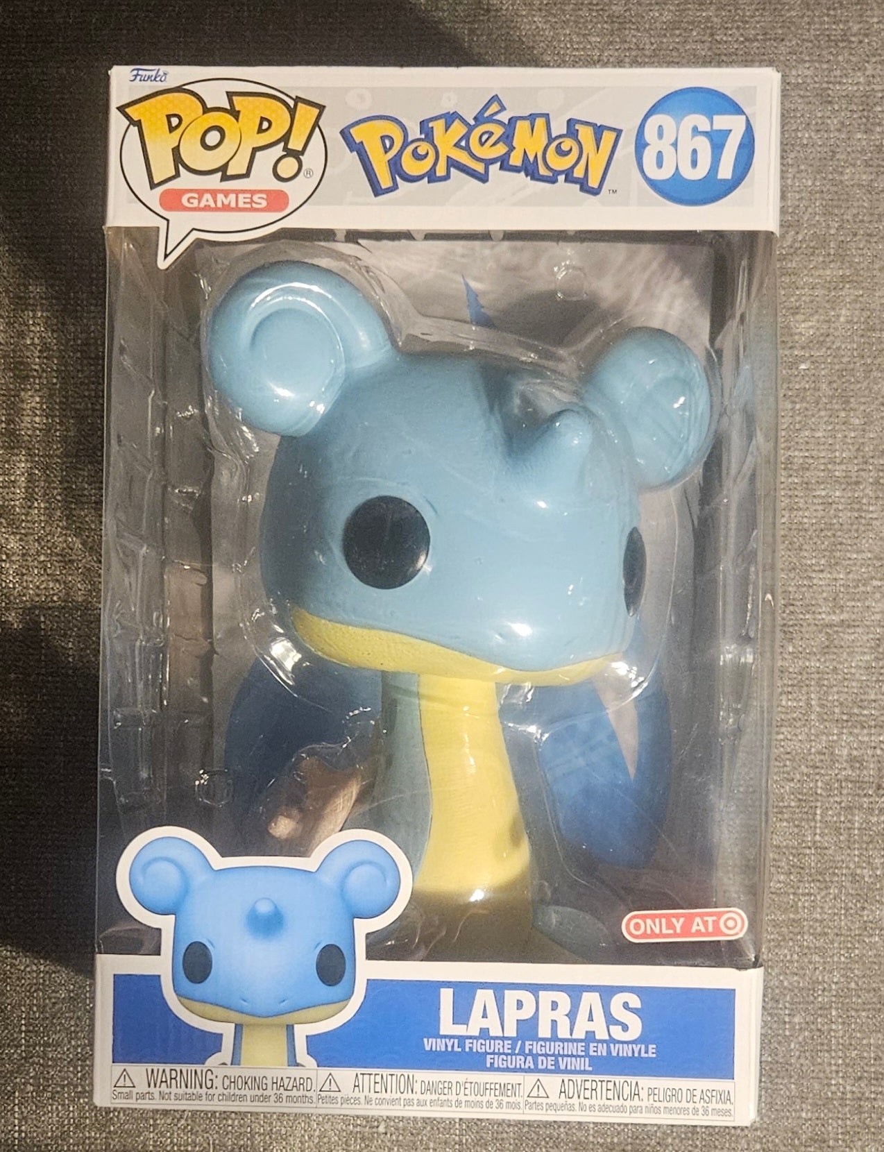 Pokémon Jumbo Lapras Funko Pop
