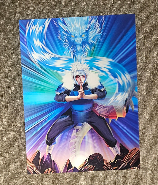 Naruto Shippuden Madara Uchiwa 3D Lenticular Poster
