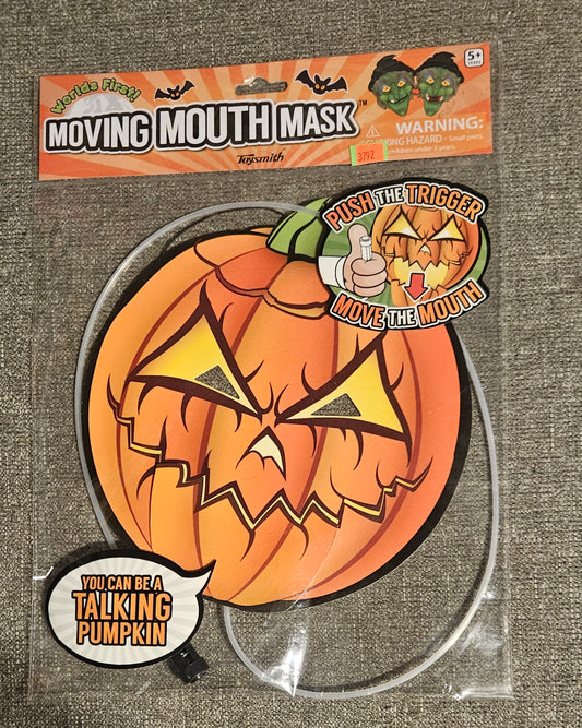 Moving Mouth Pumpkin Mask