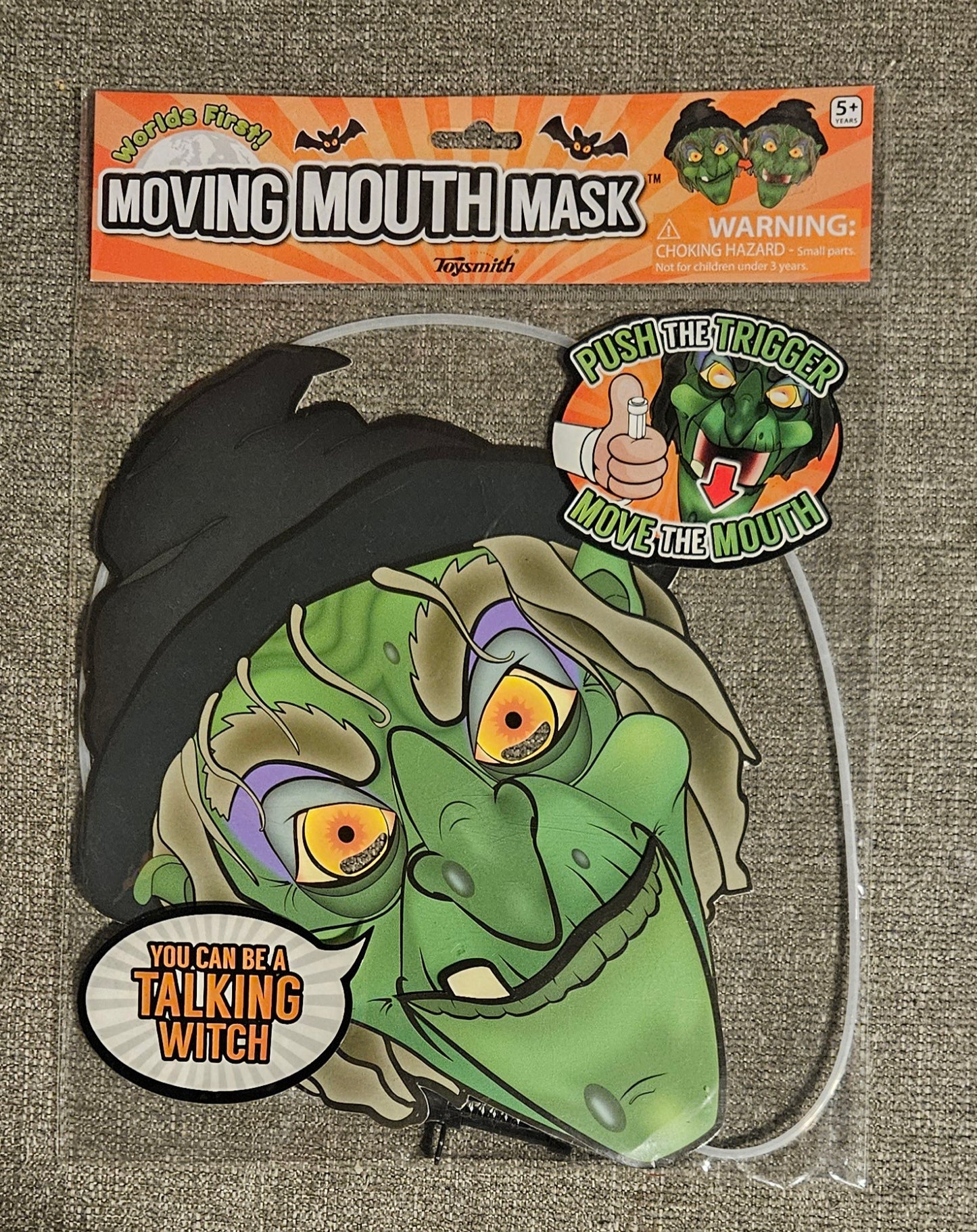 Moving Mouth Witch Mask