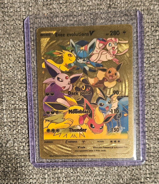 Eevee Evolutions V (Misprint Gold Card)