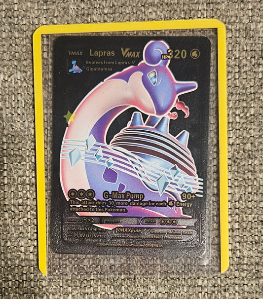 Lapras VMAX (Black Foil Card)