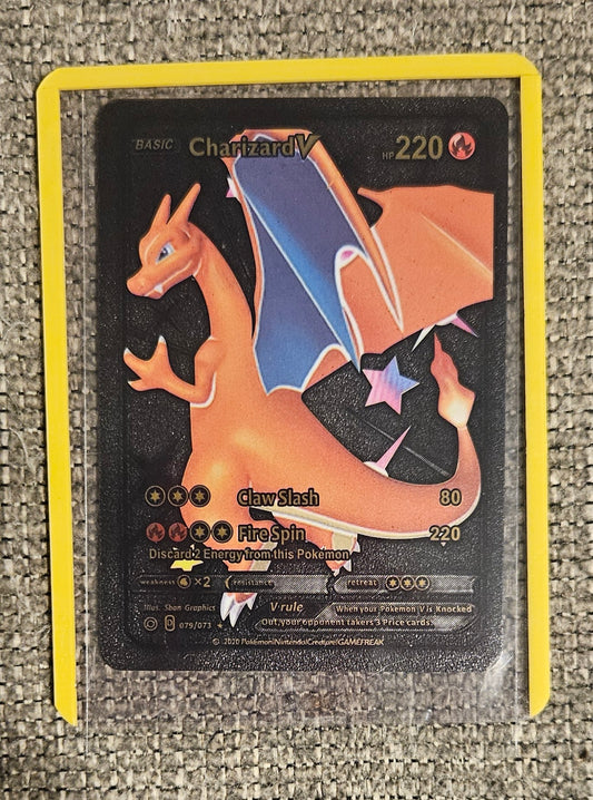 Charizard V (Black Foil Card)